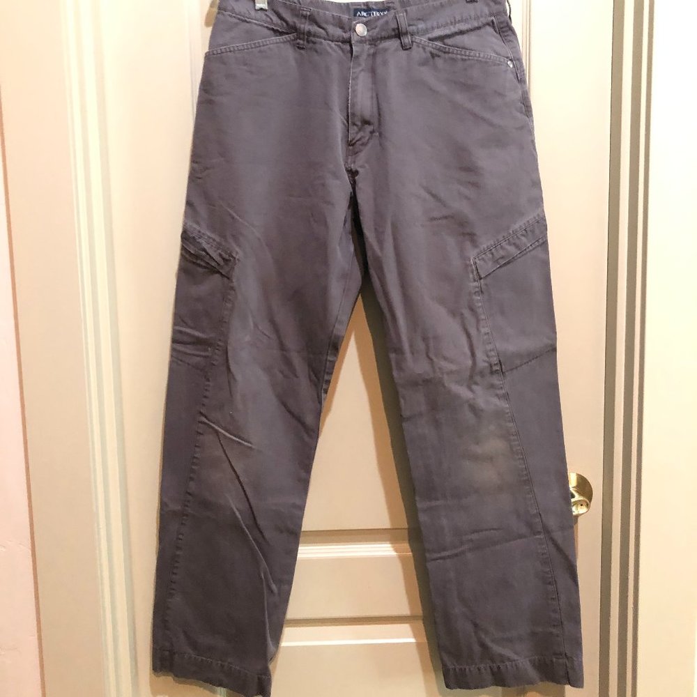 Arc’teryx Vintage Women Cotton Cargo Work Pants Straight Leg Brown